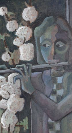 Flötenspielerin 2