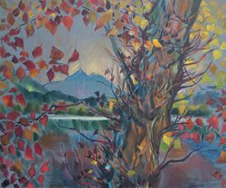 Weide im Herbst