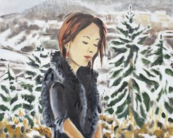 Satoko, frischer Schnee